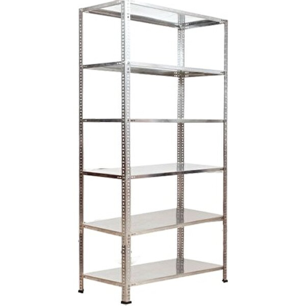 Galvanizraf 6 Katlı Galvaniz Çelik Raf Arşiv Rafı Depo Rafı Kiler Rafı 31X60X200 - Füme Evrak Dolabı Fiyatı