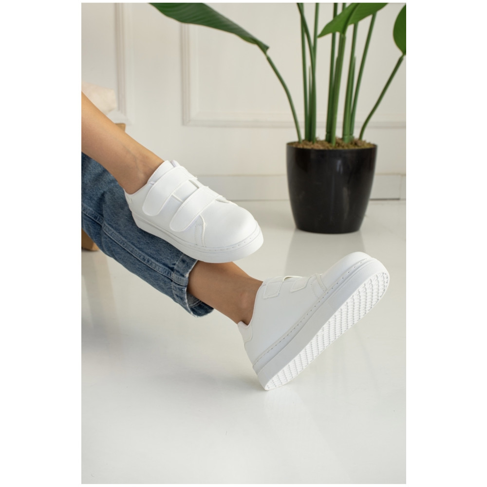 galya shoes Kadin Beyaz Cırtlı Spor Ayakkabı 39 Beden Spor Ayakkabı Fiyatı