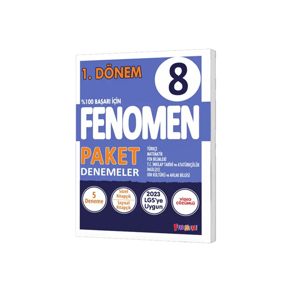 Gama Yayınları 1. Dönem Fenomen Lgs 8. Sınıf Paket Denemeler 2023 Ders Sınav Kitapları Fiyatı