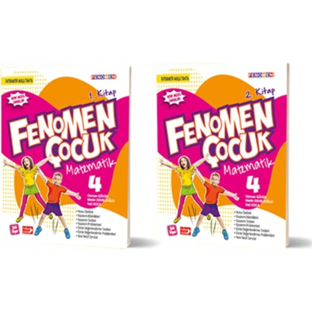 Gama Yayınları 4. Sınıf Matematik Fenomen Çocuk 1. ve 2. Kitap Matematik Fiyatı