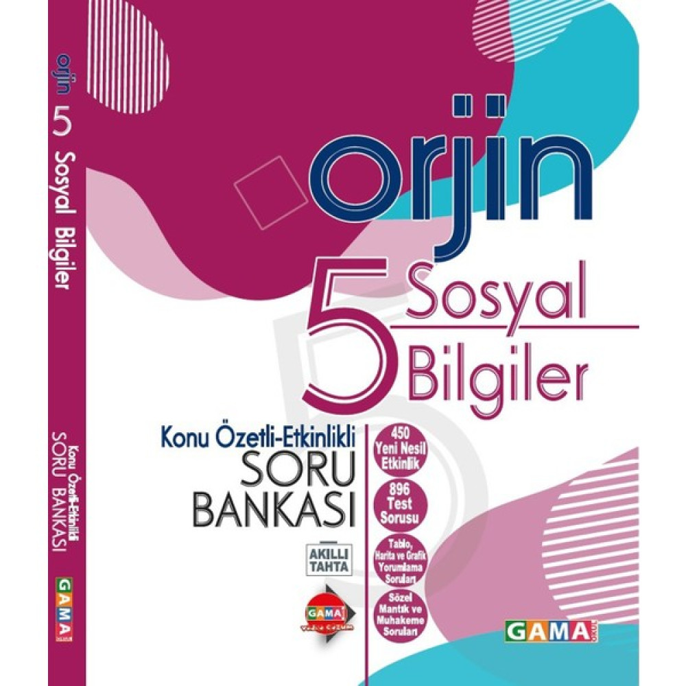 Gama Yayınları 5. Sınıf Orjin Sosyal Bilgiler Konu Özetli Etkinlikli Soru Bankası Sosyal Bilgiler Fiyatı