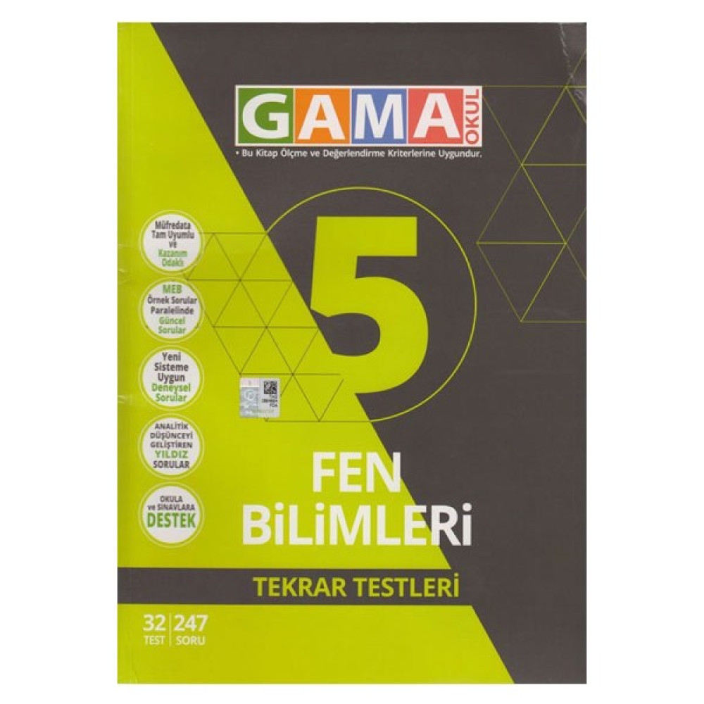 Gama Yayınları 5.Sınıf Fen Bilimleri Tekrar Testleri Fen - Bilişim ve Teknoloji Fiyatı