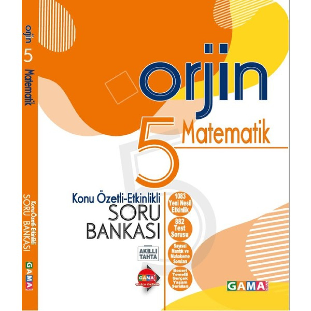 Gama Yayınları 5.Sınıf Orjin Matematik Konu Özetli Etkinlikli Soru Bankası Matematik Fiyatı