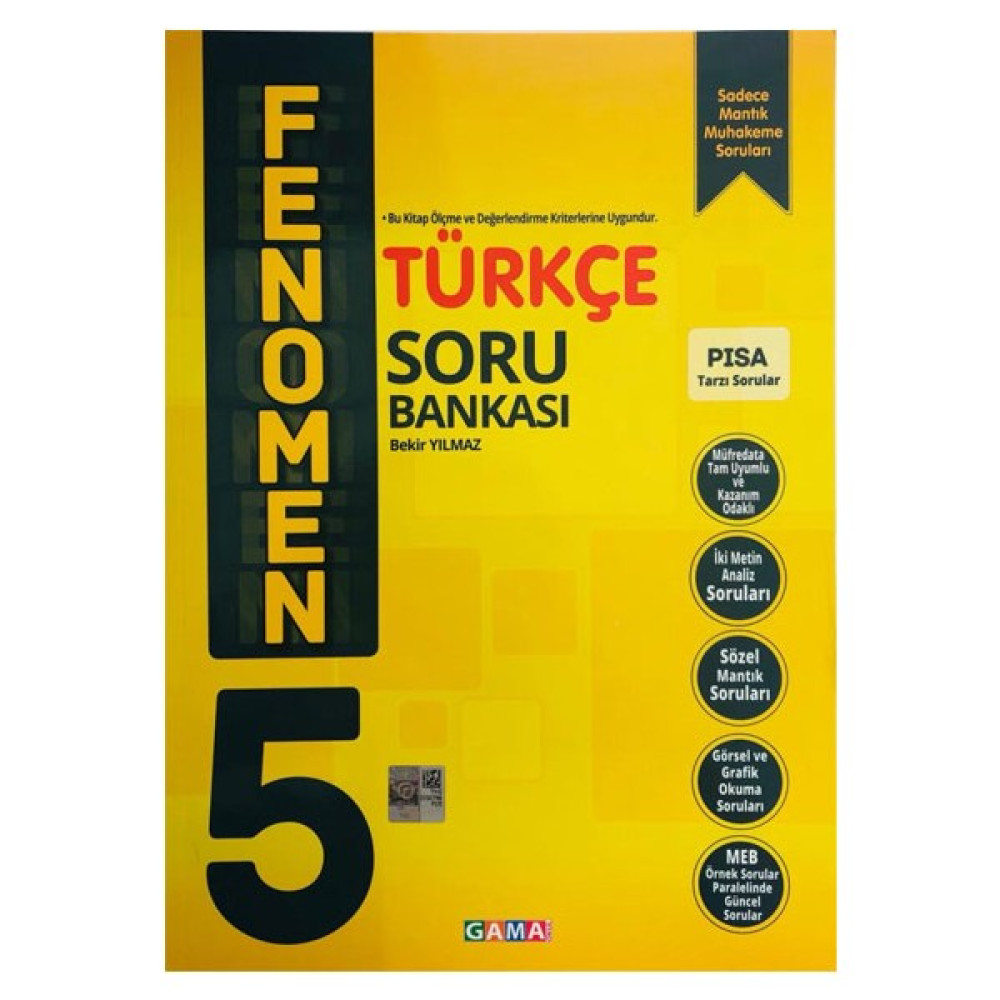Gama Yayınları 5.Sınıf Türkçe Fenomen Soru Bankası Türkçe Fiyatı