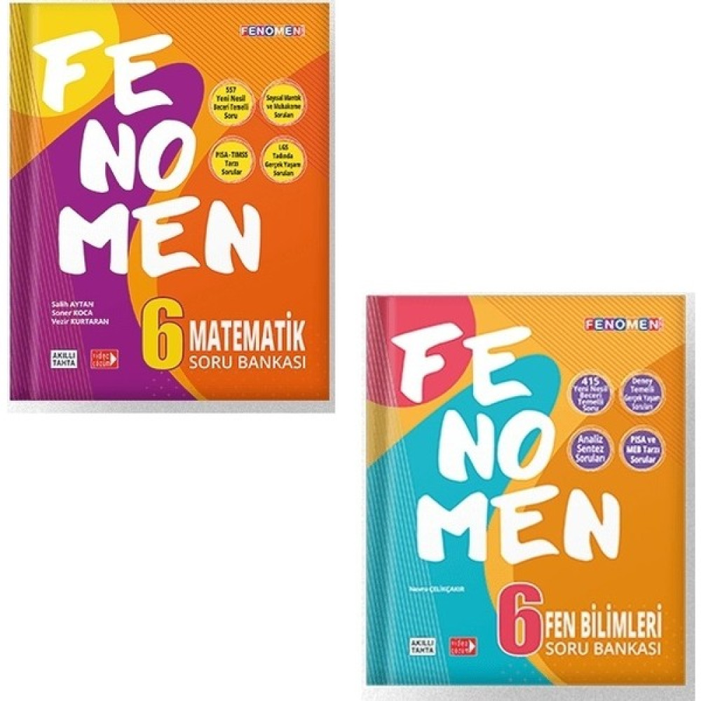 Gama Yayınları 6. Sınıf Matematik Fen Bilimleri Fenomen Soru Seti Yeni 2022 Kaynak Kitapları Fiyatı