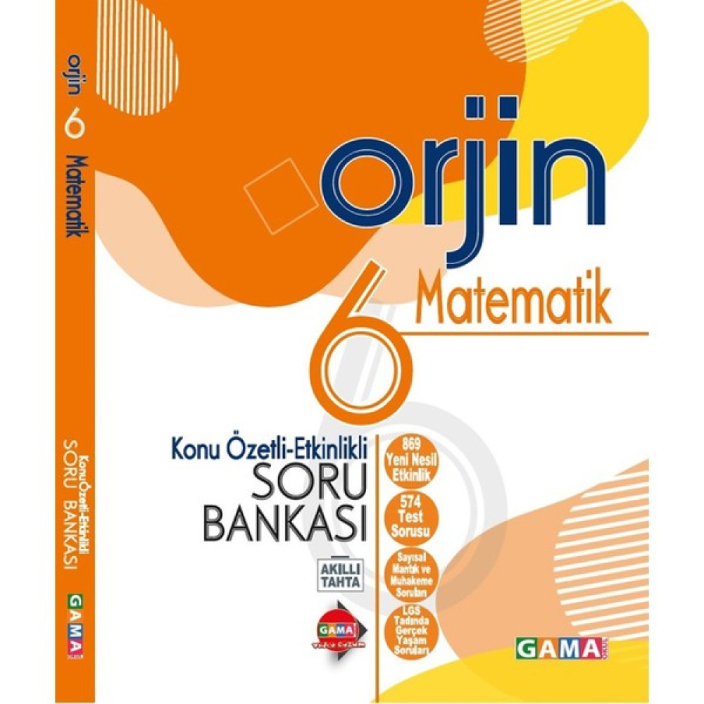 Gama Yayınları 6.sınıf Orjin Matematik Konu Özetli Etkinlikli Soru Bankası Matematik Fiyatı