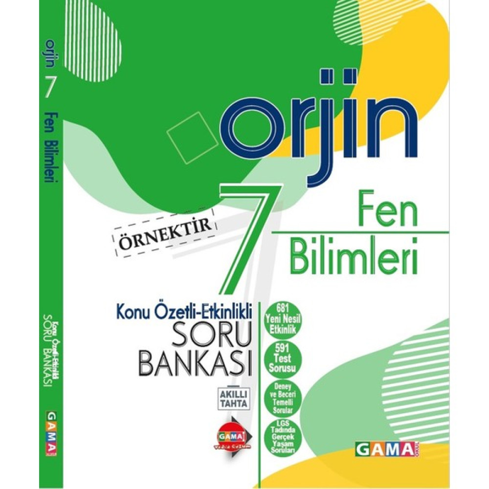 Gama Yayınları 7.Sınıf Fen Bilimleri Konu Özetli Soru Bankası Fen - Bilişim ve Teknoloji Fiyatı