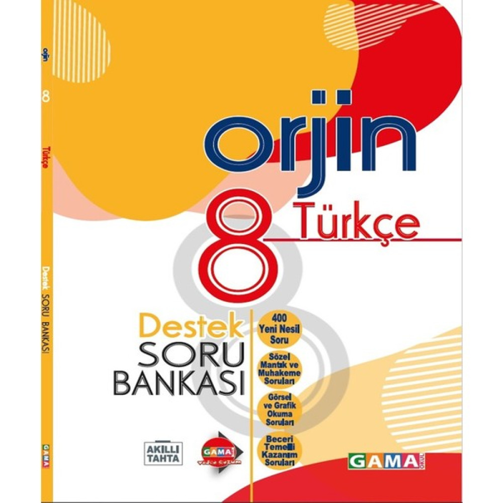 Gama Yayınları 8. Sınf Orjin Türkçe Destek Soru Bankası Türkçe Fiyatı