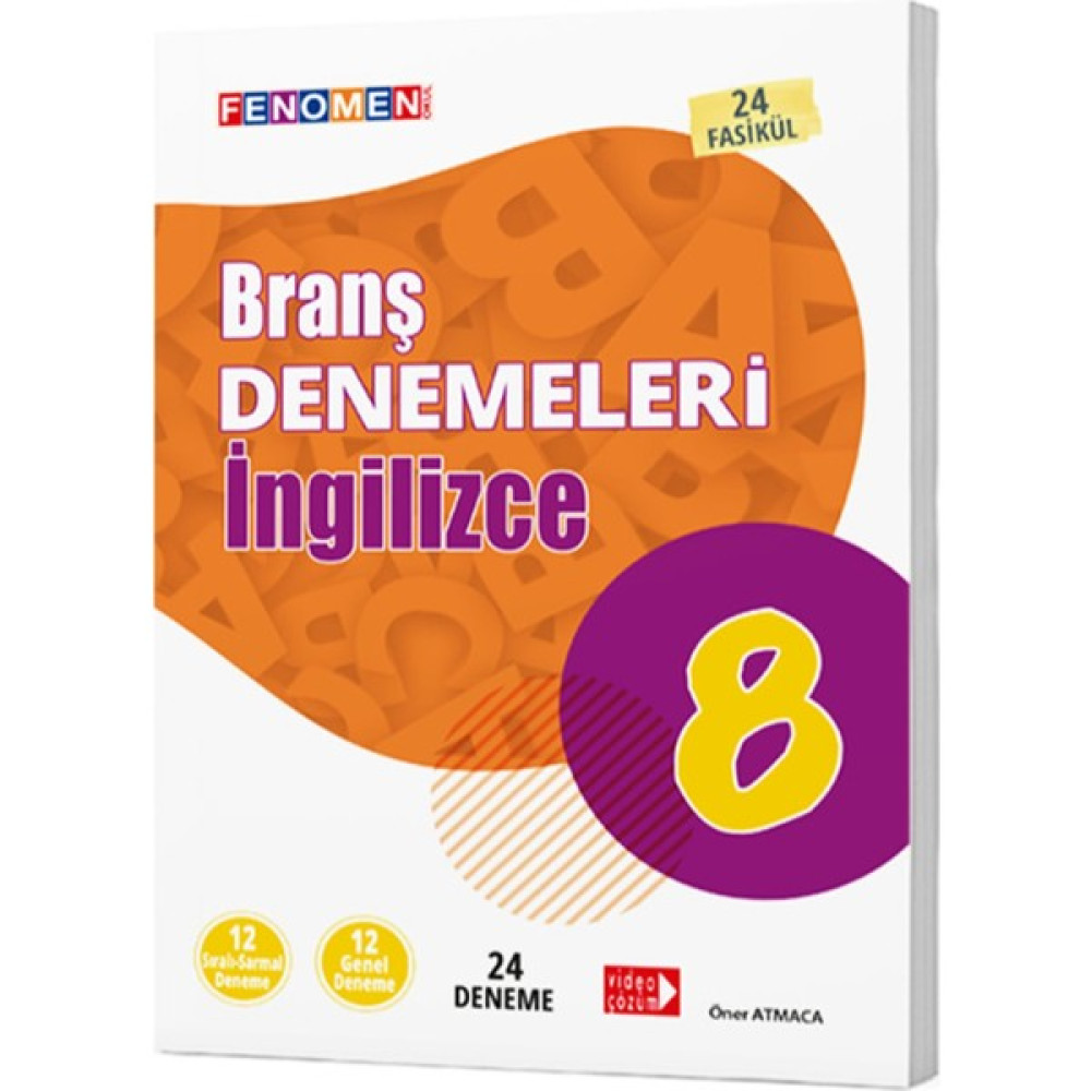 Gama Yayınları 8. Sınıf Fenomen İngilizce 24 Deneme Kaynak Kitapları Fiyatı