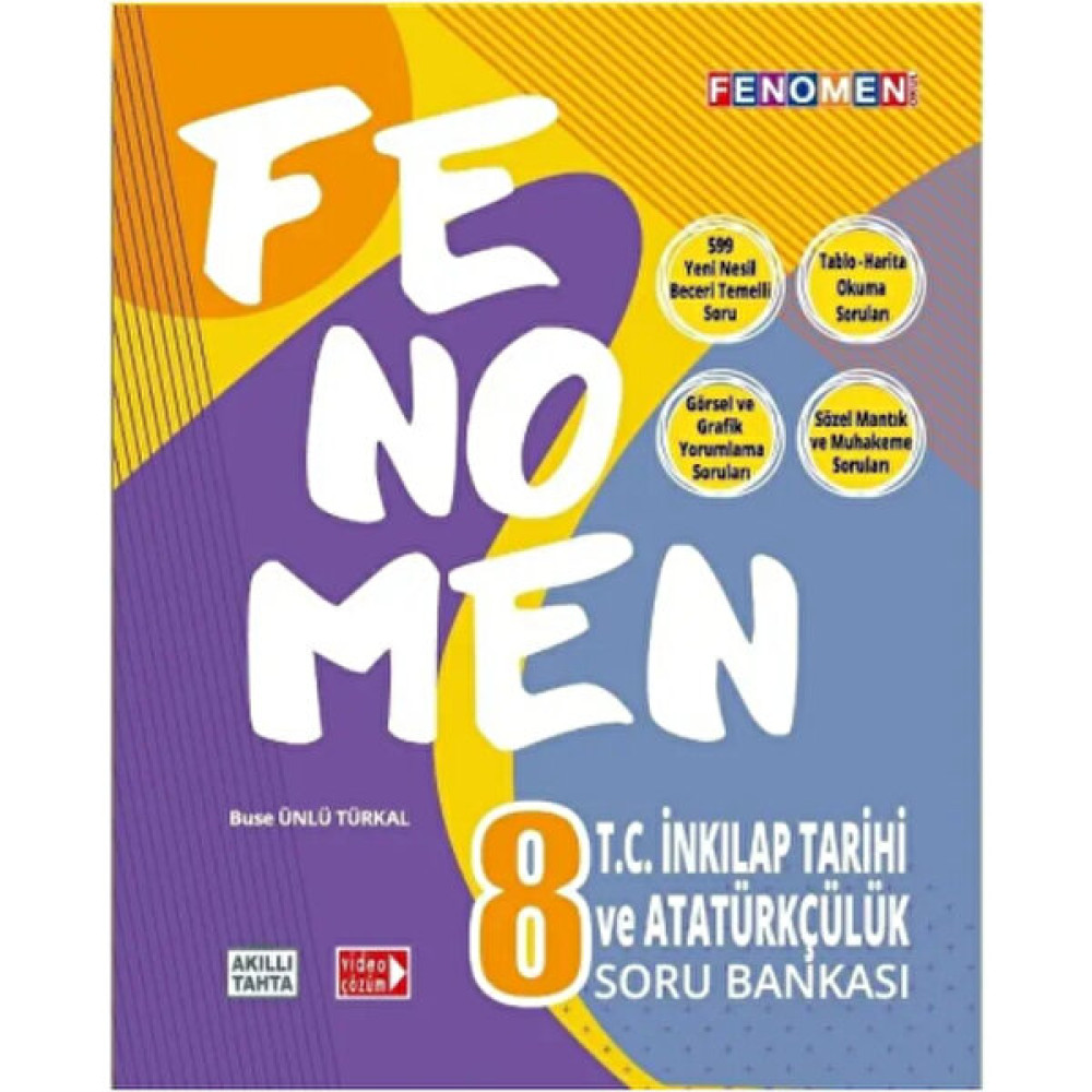 Gama Yayınları 8. Sınıf - Fenomen Inkılap Soru Bankası - Gama Yayınları Kaynak Kitapları Fiyatı
