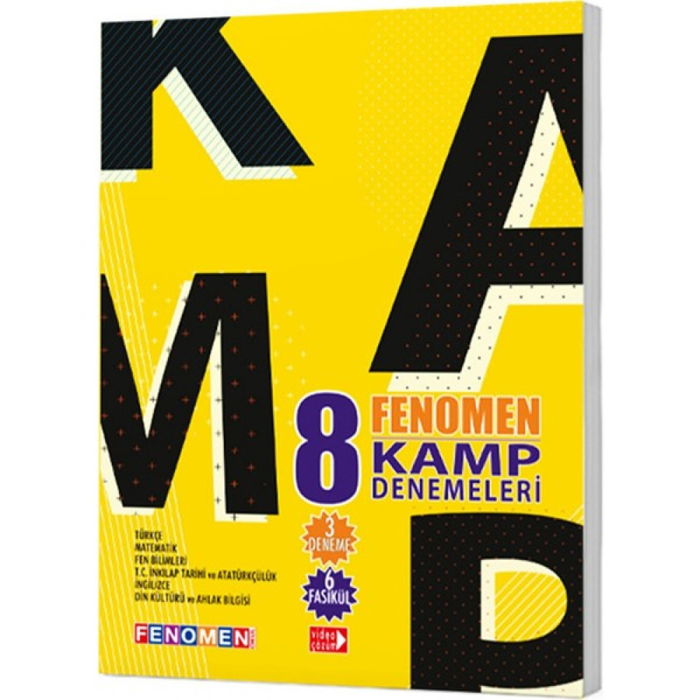 Gama Yayınları 8. Sınıf Fenomen Kamp Tüm Dersler Denemesi 3 Deneme Kaynak Kitapları Fiyatı