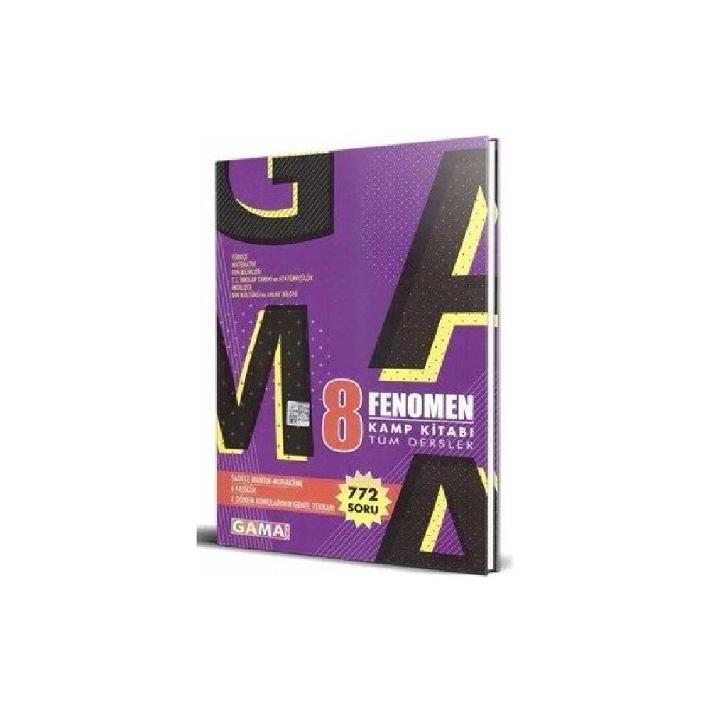 Gama Yayınları 8. Sınıf Fenomen Tüm Dersler Kamp Kitabı Tüm Dersler Fiyatı