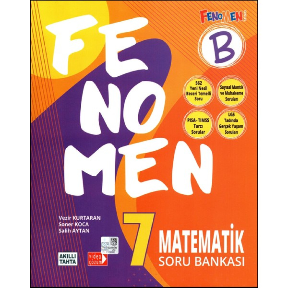 Gama Yayınları Fenomen 7. Sınıf Matematik Soru Bankası(B) Matematik Fiyatı