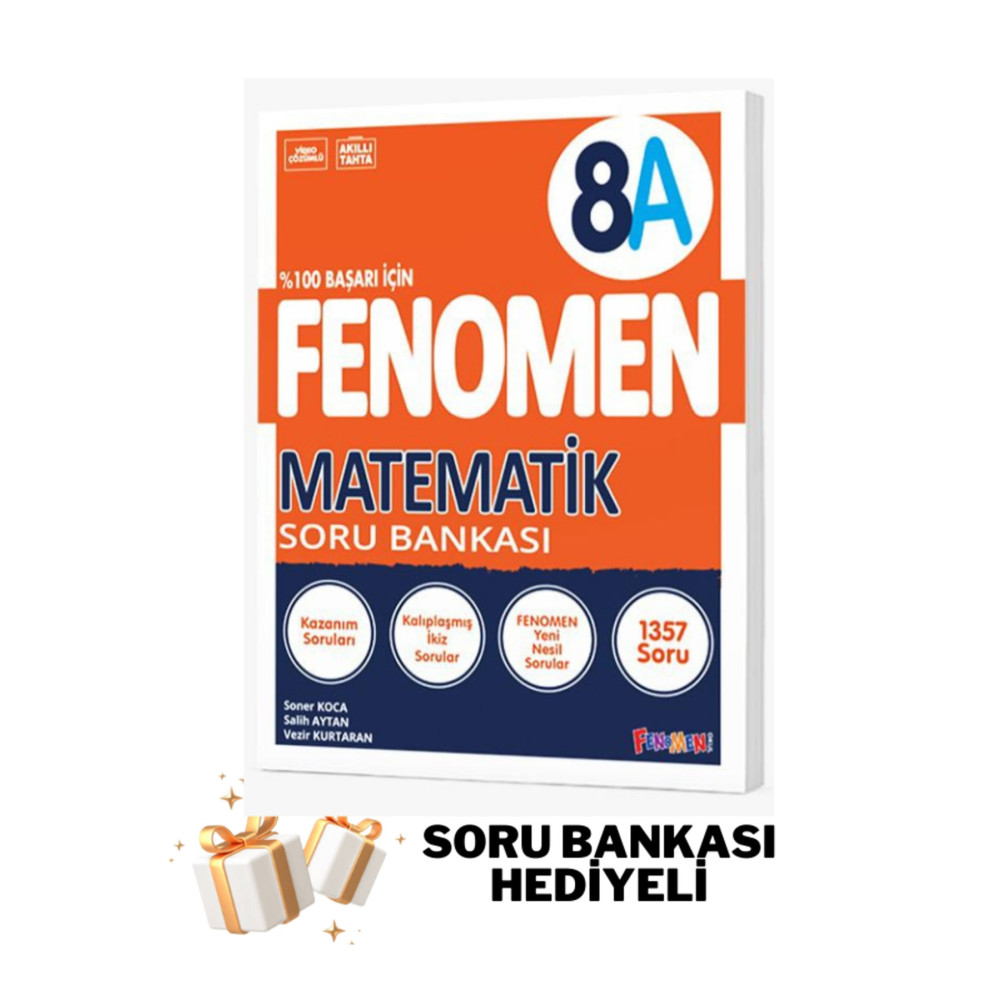 Gama Yayınları FENOMEN 8 MATEMATİK (A) SORU BANKASI HEDİYELİ KİTAP Yardımcı Kitaplar Fiyatı