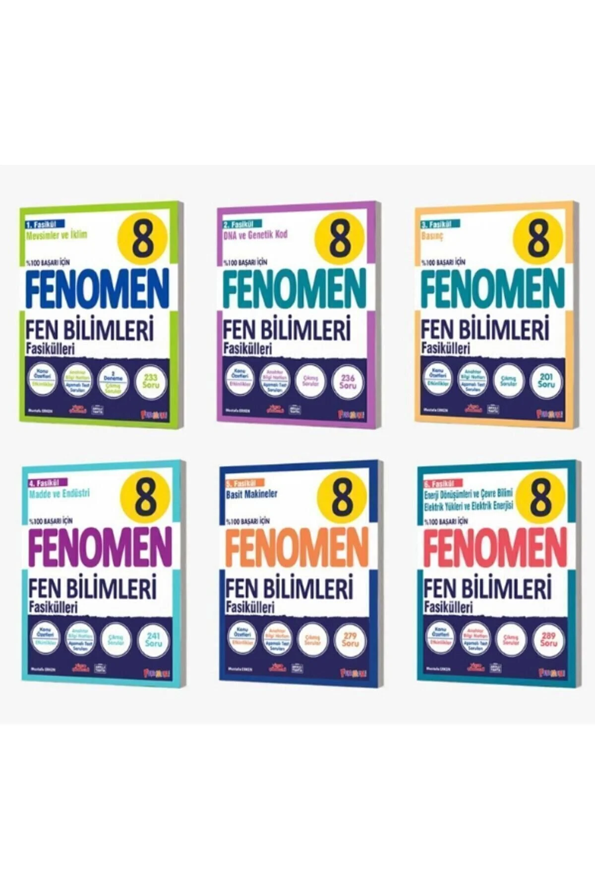 Gama Yayınları FENOMEN 8.SINIF FEN BİLİMLERİ FASİKÜLLERİ SETİ 6 FASİKÜL" Yardımcı Kitaplar Fiyatı