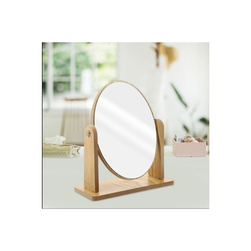 gaman Makyaj Aynası Ahşap Masa Aynası Oval Ayarlanabilir Makeup Mirror Ayna Fiyatı