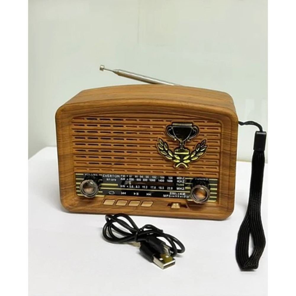 Gaman Nostaljik Bluetoothlu Radyo RT-370 USB / Sd / Bt / Radyo Müzik Kutusu - Açık Kahverengi Alarmlı Saatler & Radyolar Fiyatı