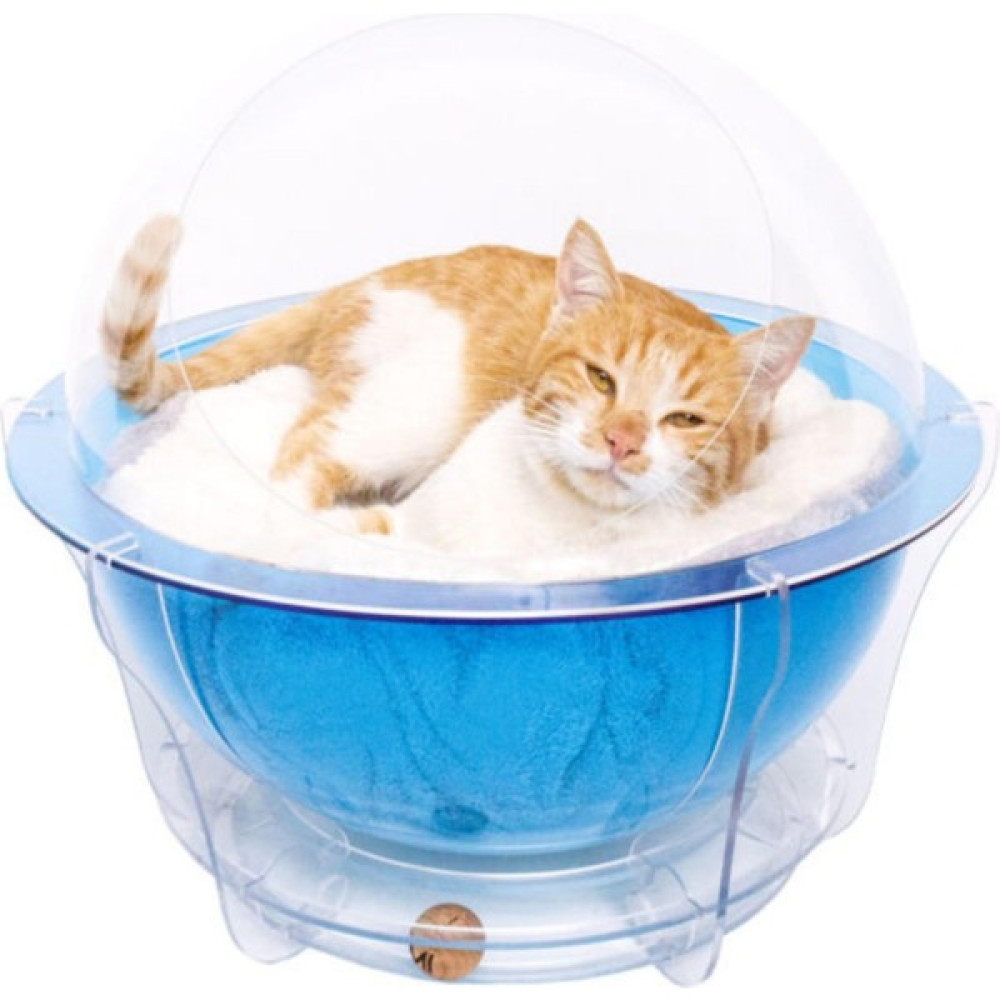 Gamay Group Satürn Kedi Evi ve Renkli Kedi AKSESUARLARI-360° Panoramik Manzaralı Kedi Evleri, Dış Mekan Kedi Oyun Evi ve Şık Pleksi Kedi Evi Modelleri - Mavi Evcil Hayvan Ürünleri Fiyatı