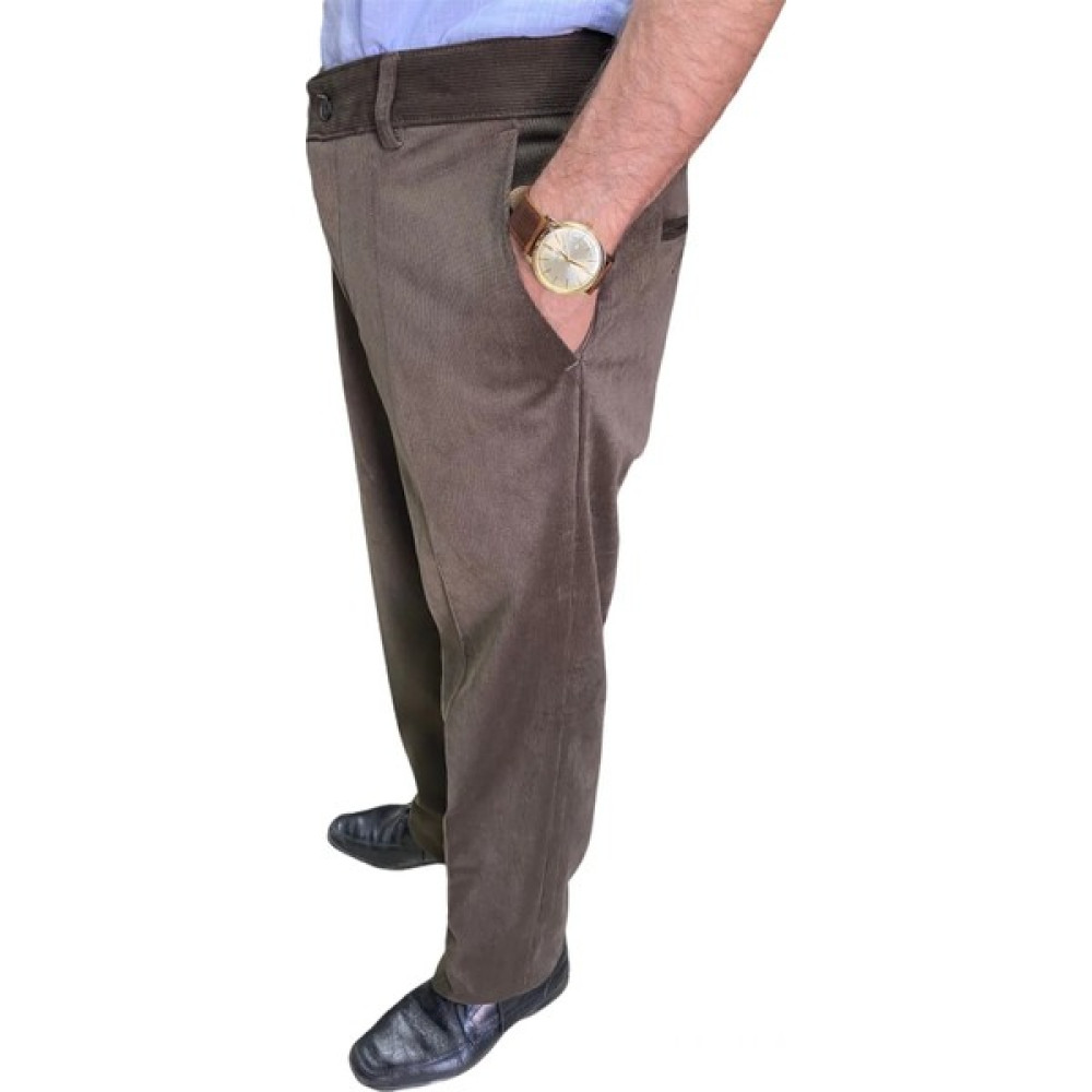 Gambia Outdoor's Classic Regular Erkek Kadife Pantolon Büyük Beden Klasik Rahat Kalıp Polarlı Kışlık Baba Kadife Erkek Pantolon Fiyatı