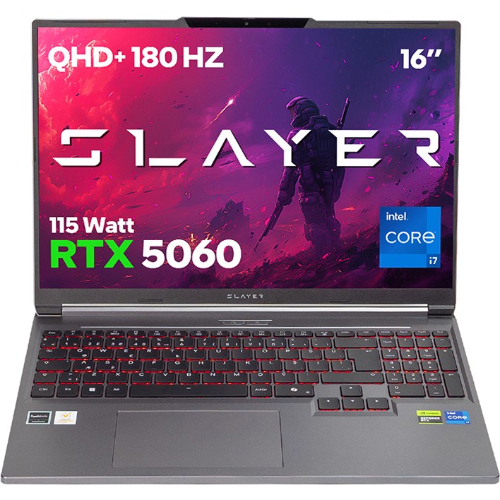 Game Garaj Slayer X7T-5060 C7 Intel Core I7 14650HX 16GB Ram 1tb SSD RTX5060 16" Qhd+ 180Hz IPS Freedos Gaming Laptop - 1 TB - 16 GB Dizüstü Bilgisayar Fiyatı