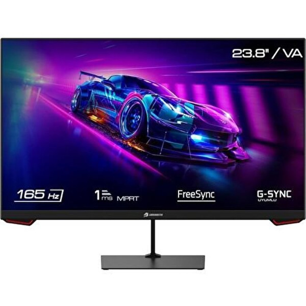 GameBooster Gb-2416Ff 23.8" 1 MS 165 Hz FreeSync G-Sync 1xHDMI 1xDP VA FHD Oyuncu Monitörü Monitör Fiyatı