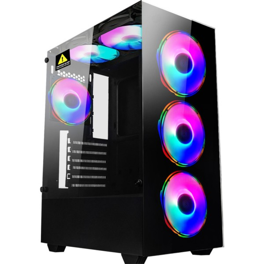 Gamecase Tropicano 6 x 120 mm Rainbow Fanlı Bilgisayar Kasa - 8307 PC Kasaları Fiyatı