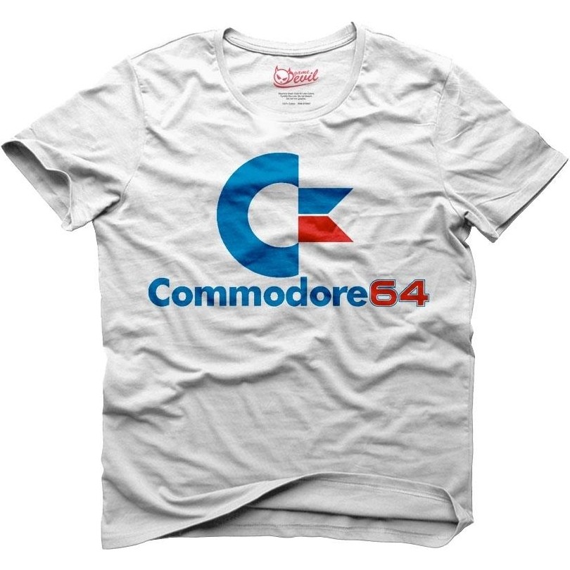 Gamedevil Commodore 64 Logo Beyaz Erkek T-Shirt Giyim & İç Giyim Fiyatı