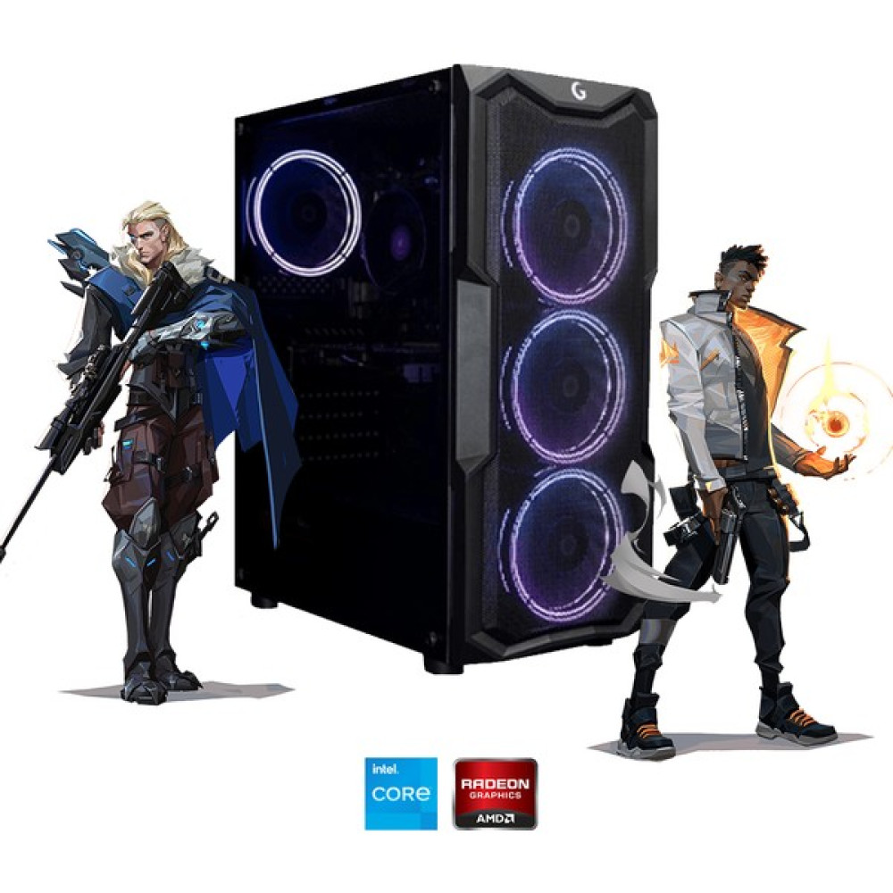 Gamegaraj Aquarius 3T10-RX550 Intel Core I3 10100F 16GB Ram 500GB SSD RX550 Masaüstü Bilgisayar Masaüstü Bilgisayar Fiyatı