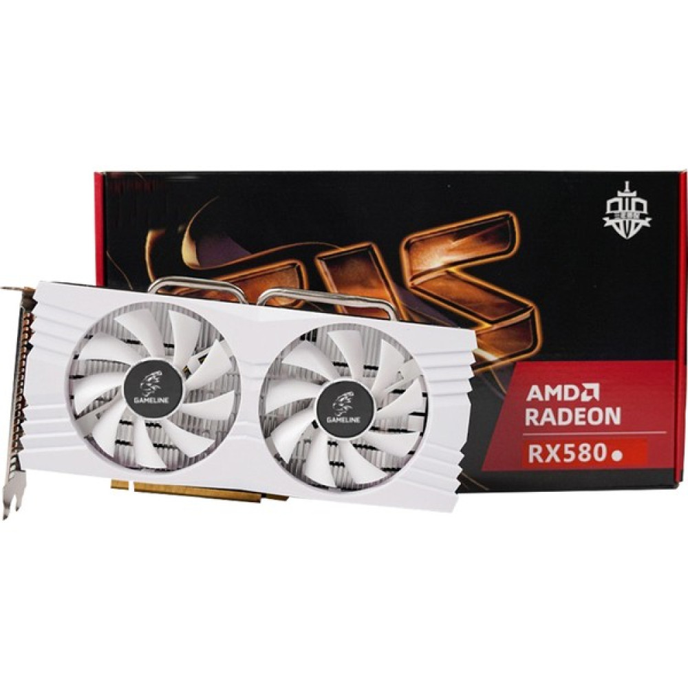 Gameline Amd Radeon RX580 8gb 256BİT White Edition Dual Fan Gaming Ekran Kartı Ekran Kartları Fiyatı