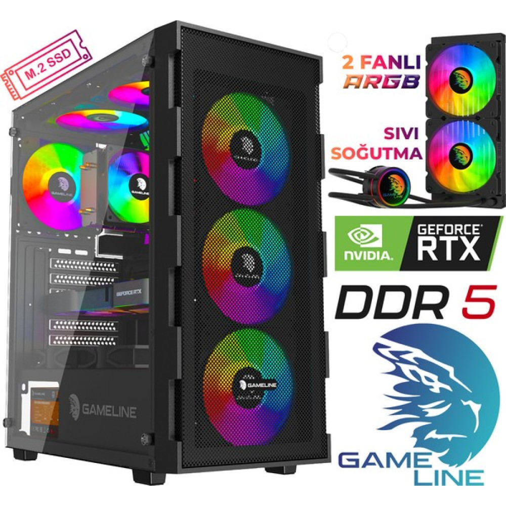 Gameline Gl-06 Ryzen 5 8400F 16GB Ddr5 1tb SSD RTX3060 12GB Sıvı Soğutmalı Oyuncu Masaüstü Bilgisayar Oto Boyaları Fiyatı