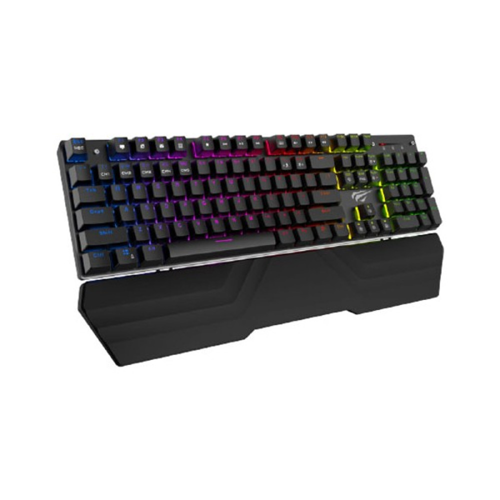 Gamenote HV-KB432L Mavi Switch Kablolu Rgb Mekanik Oyuncu Klavye Siyah Oyuncu Klavyesi Fiyatı