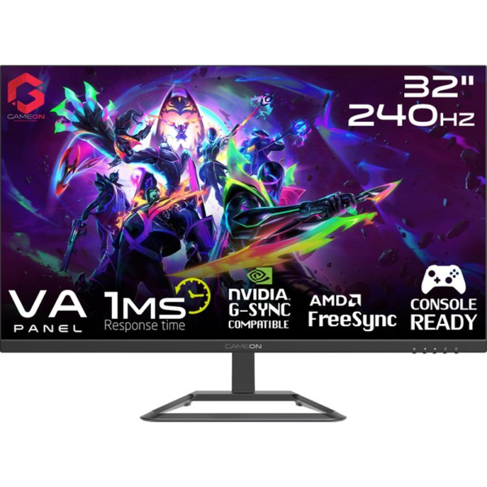 Gameon 32" Va Fhd 240Hz 1ms Oyuncu Monitörü G-Sync & Free Sync - Black (Hdmı 2.1 Konsol Uyumlu) Monitör Fiyatı