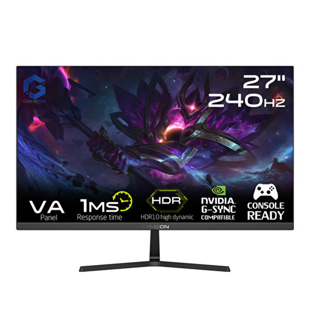 Gameon Goesp27240Va Esport Series 27" FHD 1 Ms 240 Hz 2xHDMI 2.1 2xDP 1.4 Adaptive - G-Sync Oyuncu Monitörü Monitör Fiyatı