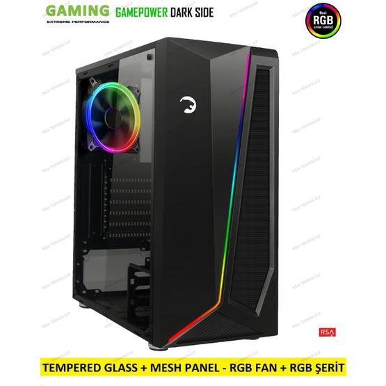 GamePower Dark Side Oyuncu RGB Tower Bilgisayar Kasası