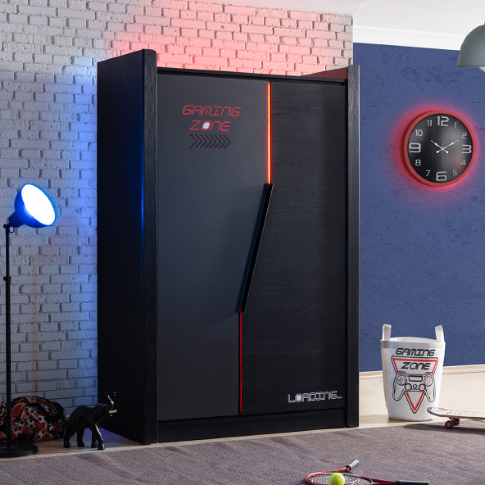 Gamer 2 Kapılı Ledli Gardırop Gardrop & Dolap Fiyatı