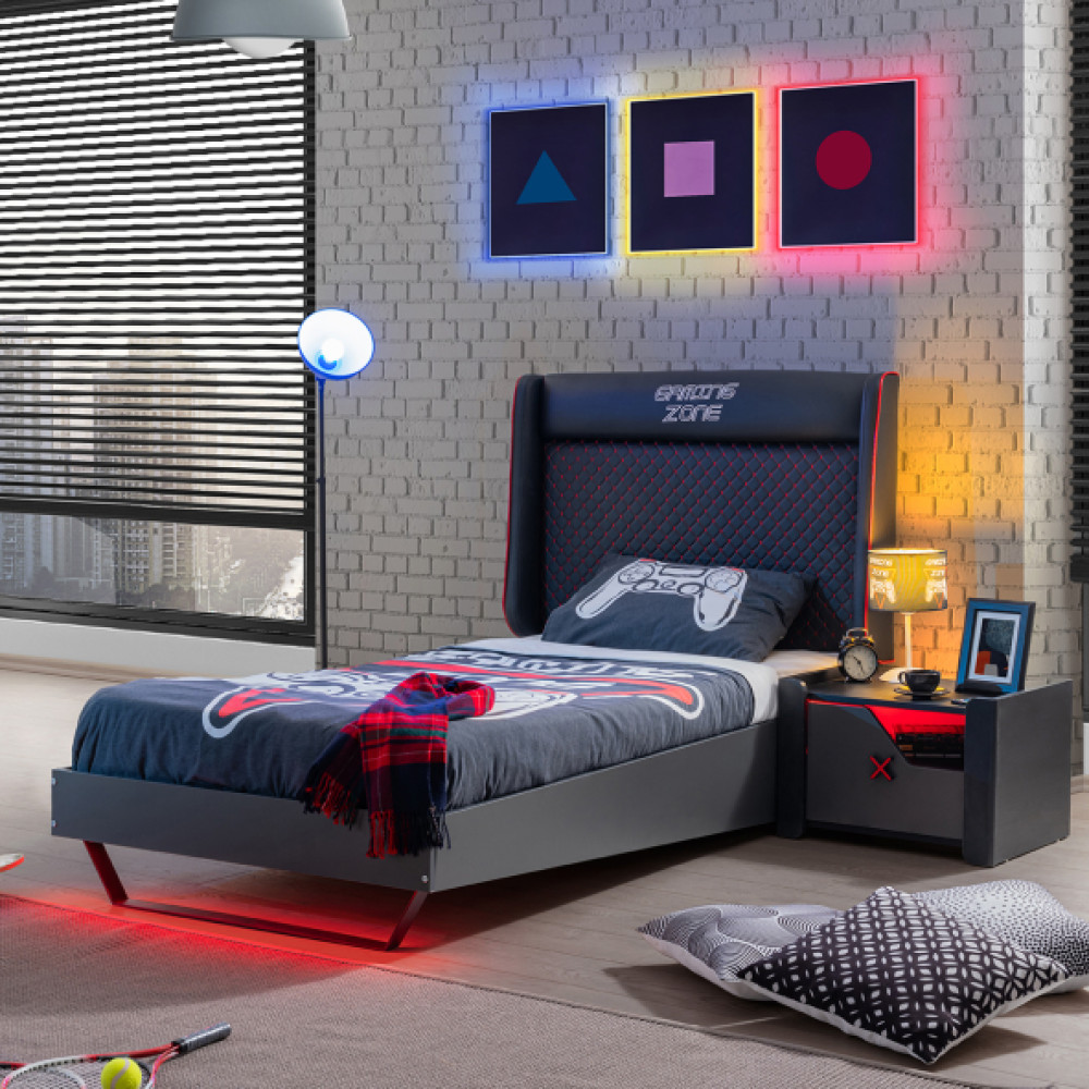Gamer Başlıklı Karyola, 100X200 Kanepe & Çekyat Fiyatı