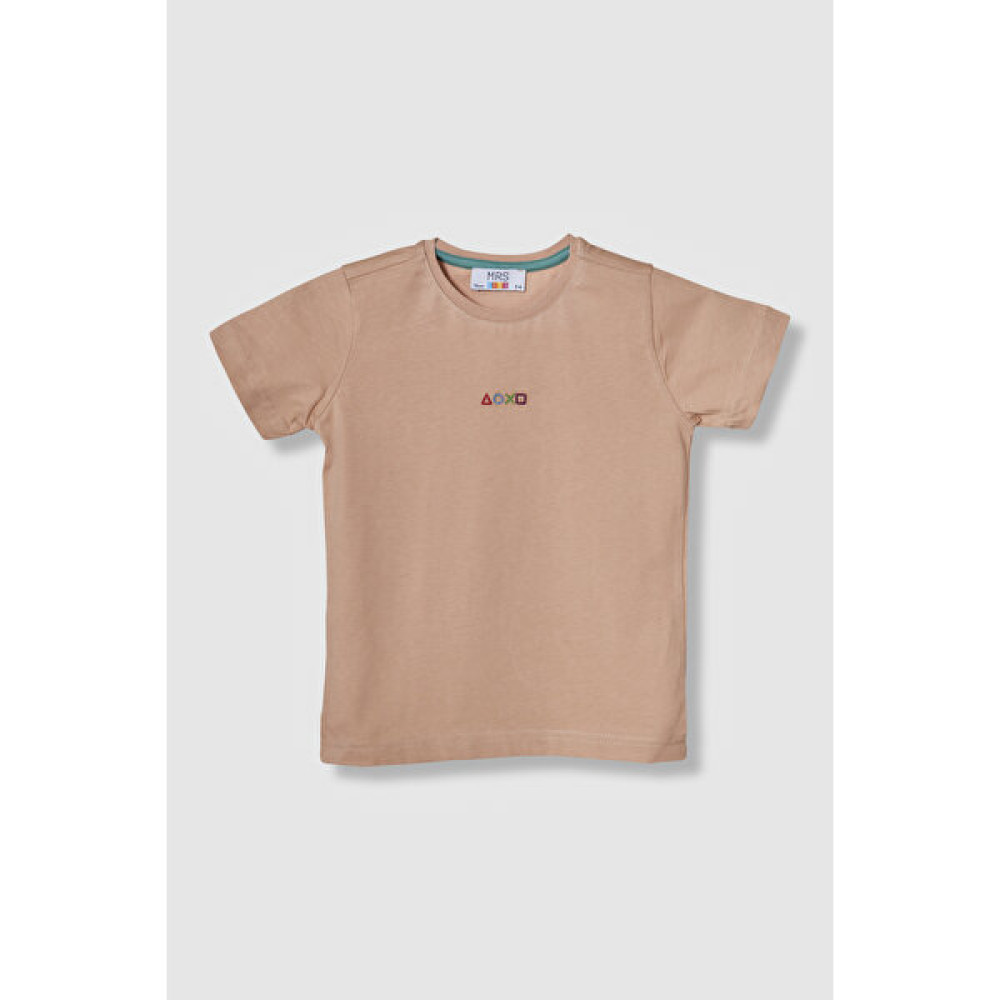 Gamer Erkek Çocuk Nakışlı Bisiklet Yaka Pamuk Tişört Erkek Çocuk T-shirt Fiyatı