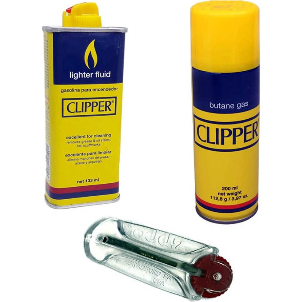 Gamerloot Clipper 133ML Benzin- Clipper 200 ml Çakmak Gazı ve 5'li Çakmak Taşı Çakmak Fiyatı