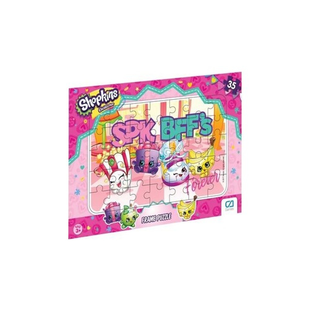 Games Frame Puzzle Shopkins Cicibiciler 35 Parça Oto Boyaları Fiyatı
