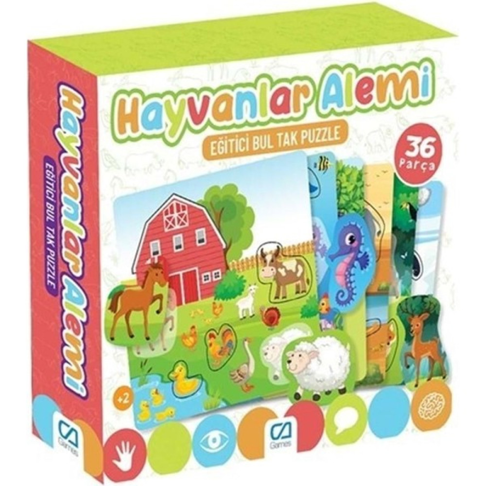 Games Hayvanlar Alemi 36 Parça Puzzle Oto Boyaları Fiyatı