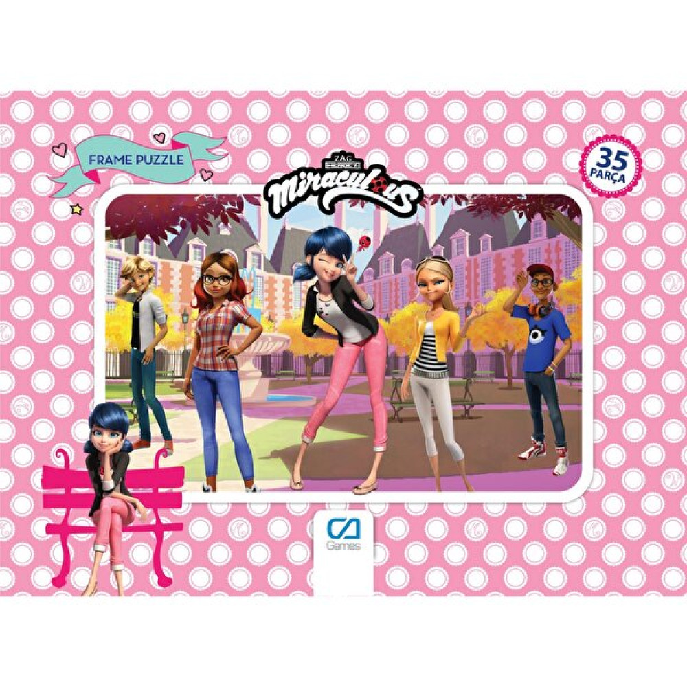 Games Miraculous 35 Parça Frame Puzzle Eğitici Oyuncak Fiyatı