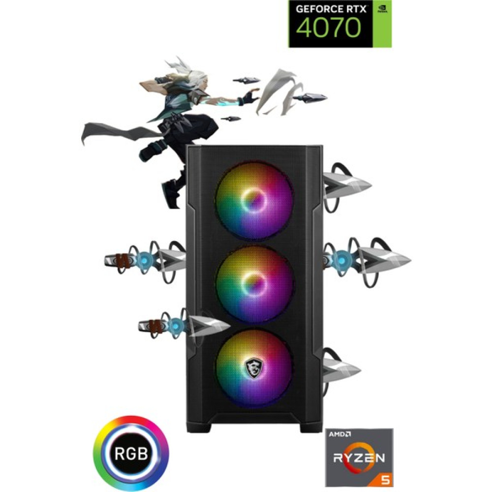 Gaming R5-4070 Ryzen 5 7500F 16GB Ddr5 1tb SSD Rtx 4070 Oyun Bilgisayarı - Orjinal Oto Boyaları Fiyatı