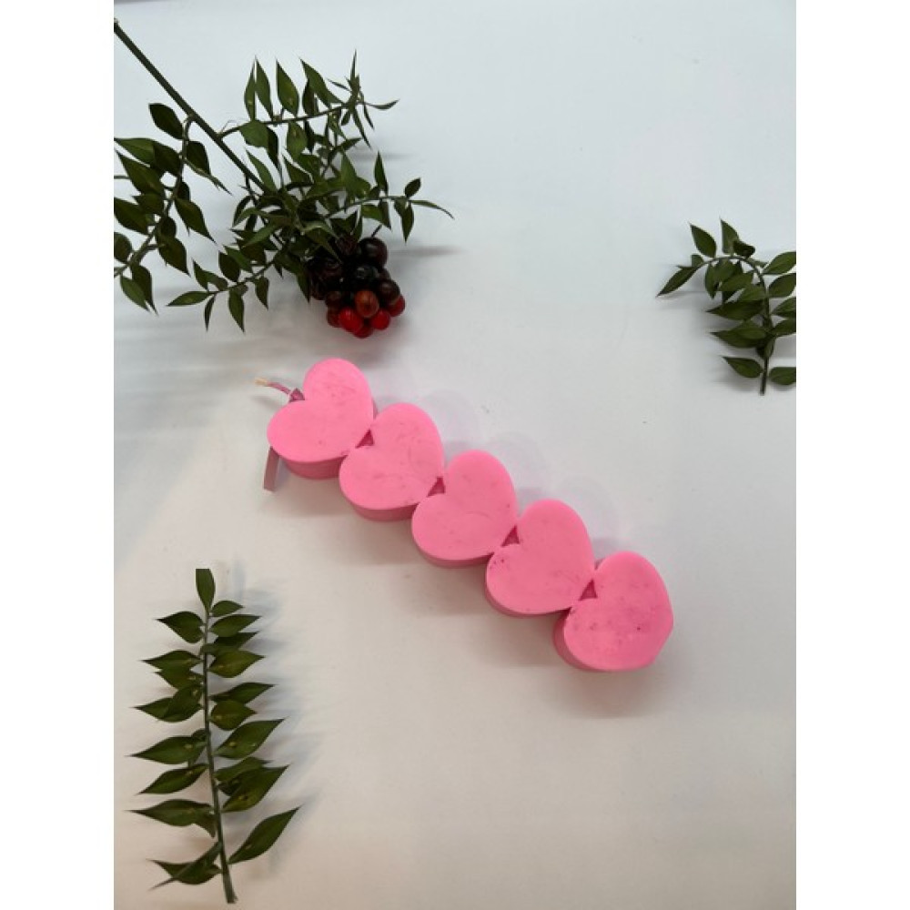 Gamy Crafts Kalpli Şamdan Mumu, Pembe Şamdan Soya Mumu, %100 Soya Mum, Soya Wax - çikolata Dekoratif Mum Fiyatı