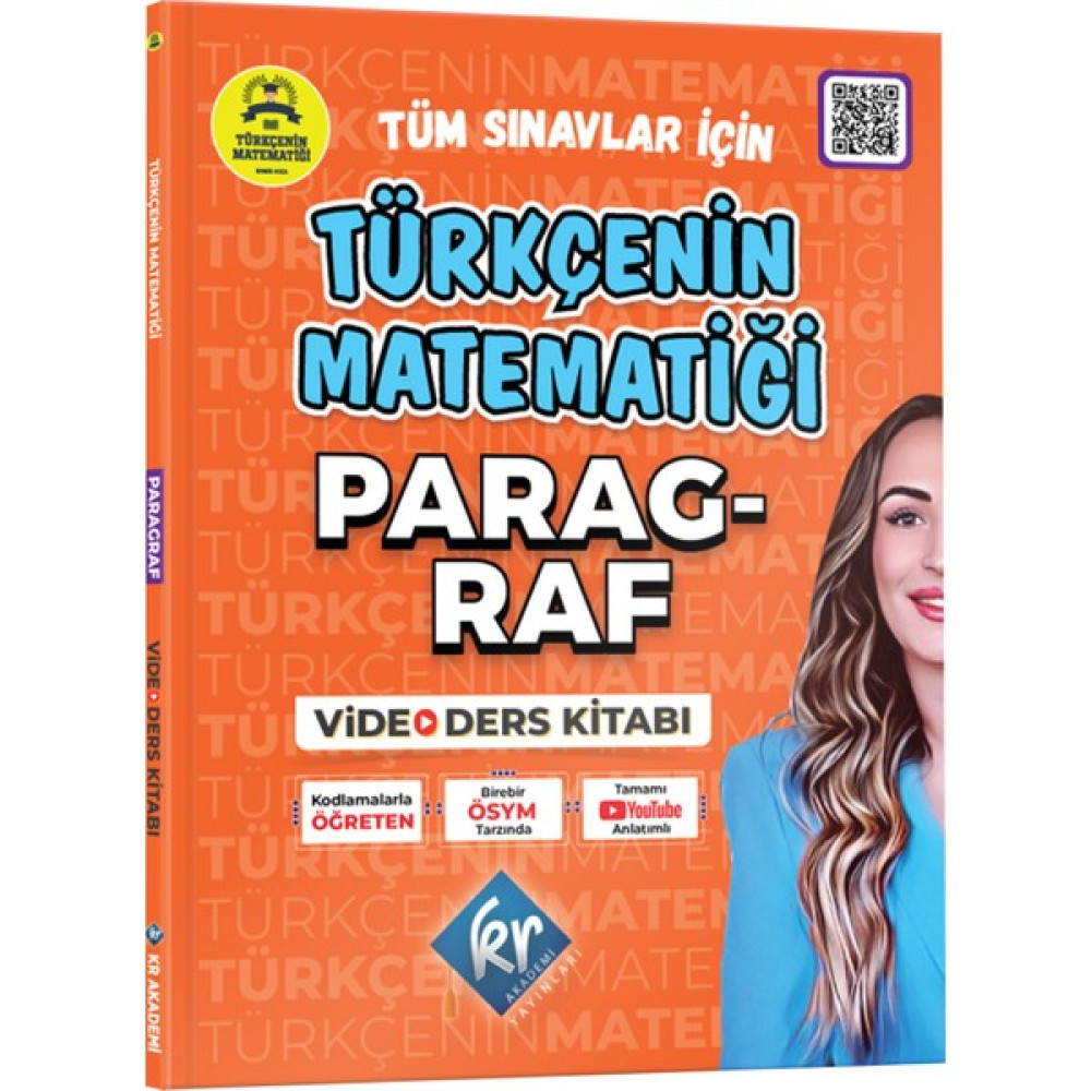 Gamze Hoca Türkçenin Matematiği Tüm Sınavlar Için Paragraf Video Ders Kitabı Kr Akademi Yayınları Temel Yeterlilik Testi (TYT) Fiyatı