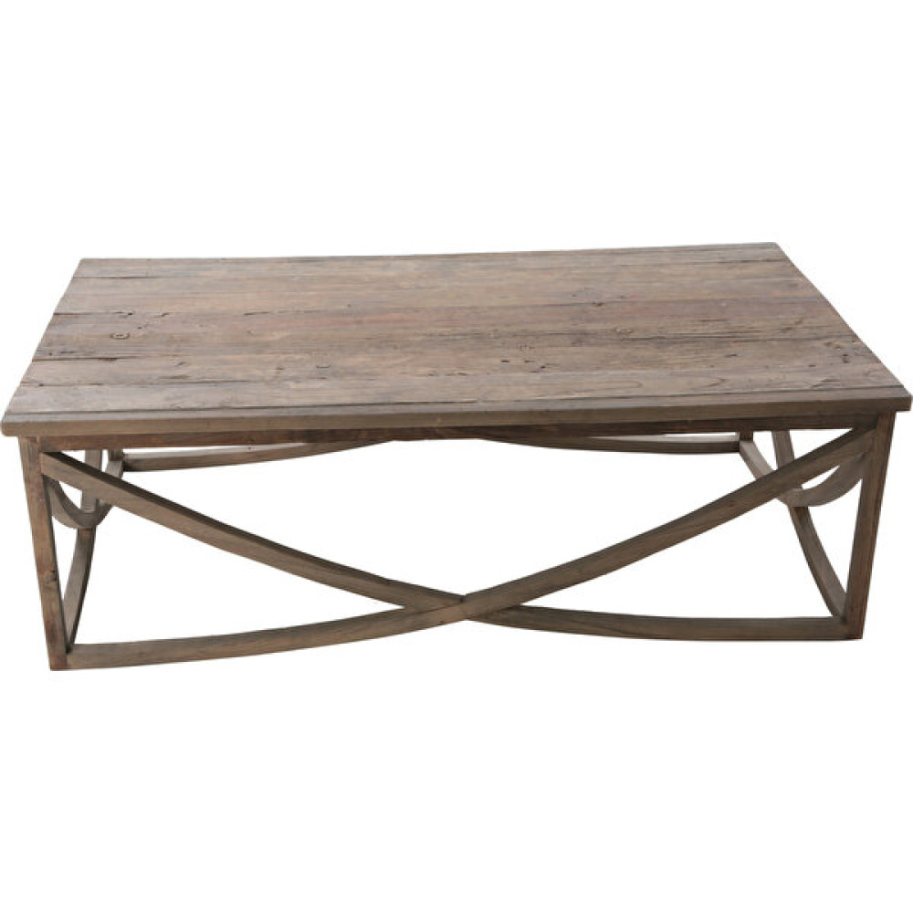 Gan Decor Karaağaç Şerit Sehpa 140 x 80 x 45 cm - Eskitme Karaağaç Orta Sehpa Fiyatı