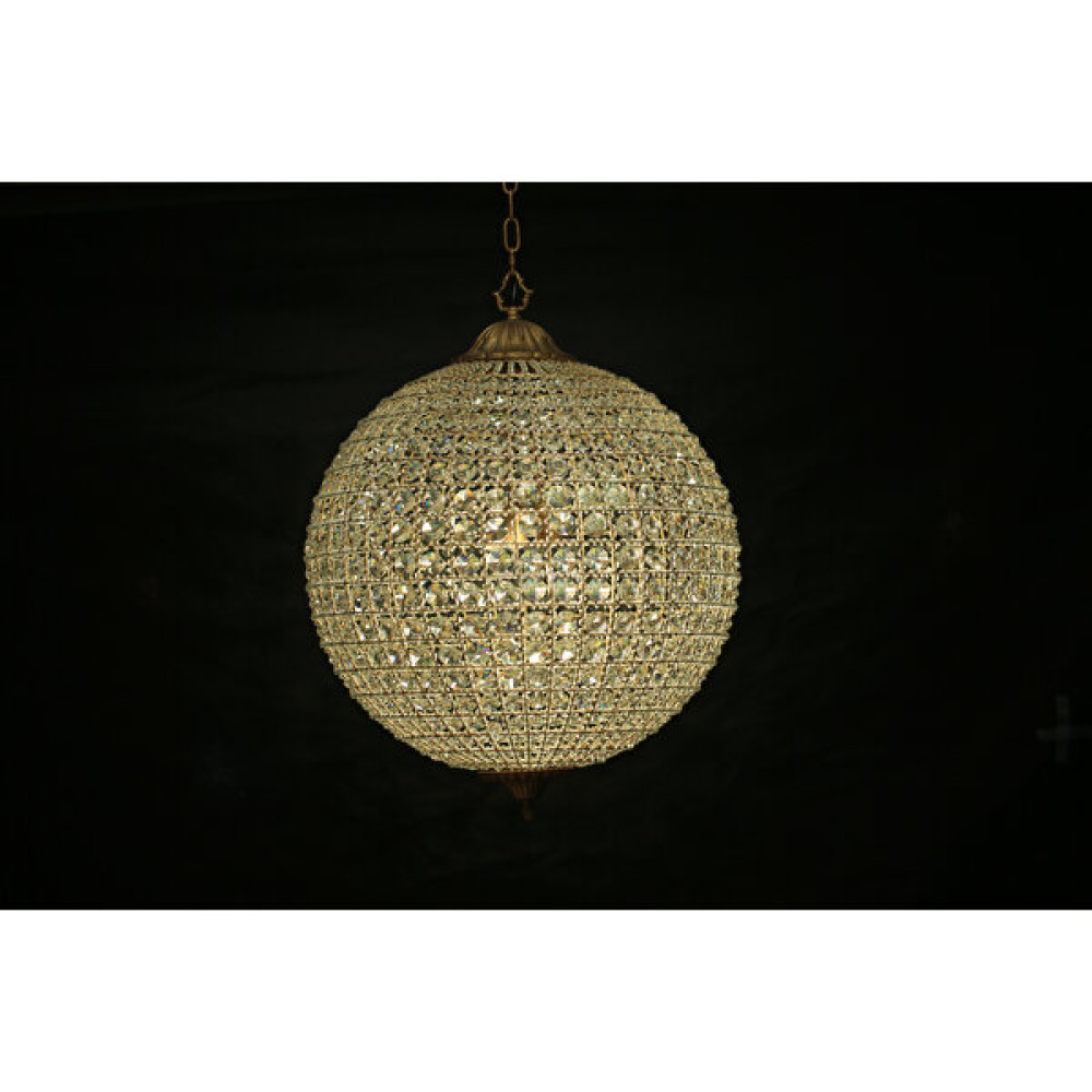 Gan Decor Kristal Camtop Avize - Gold - 3'lü Avize Fiyatı