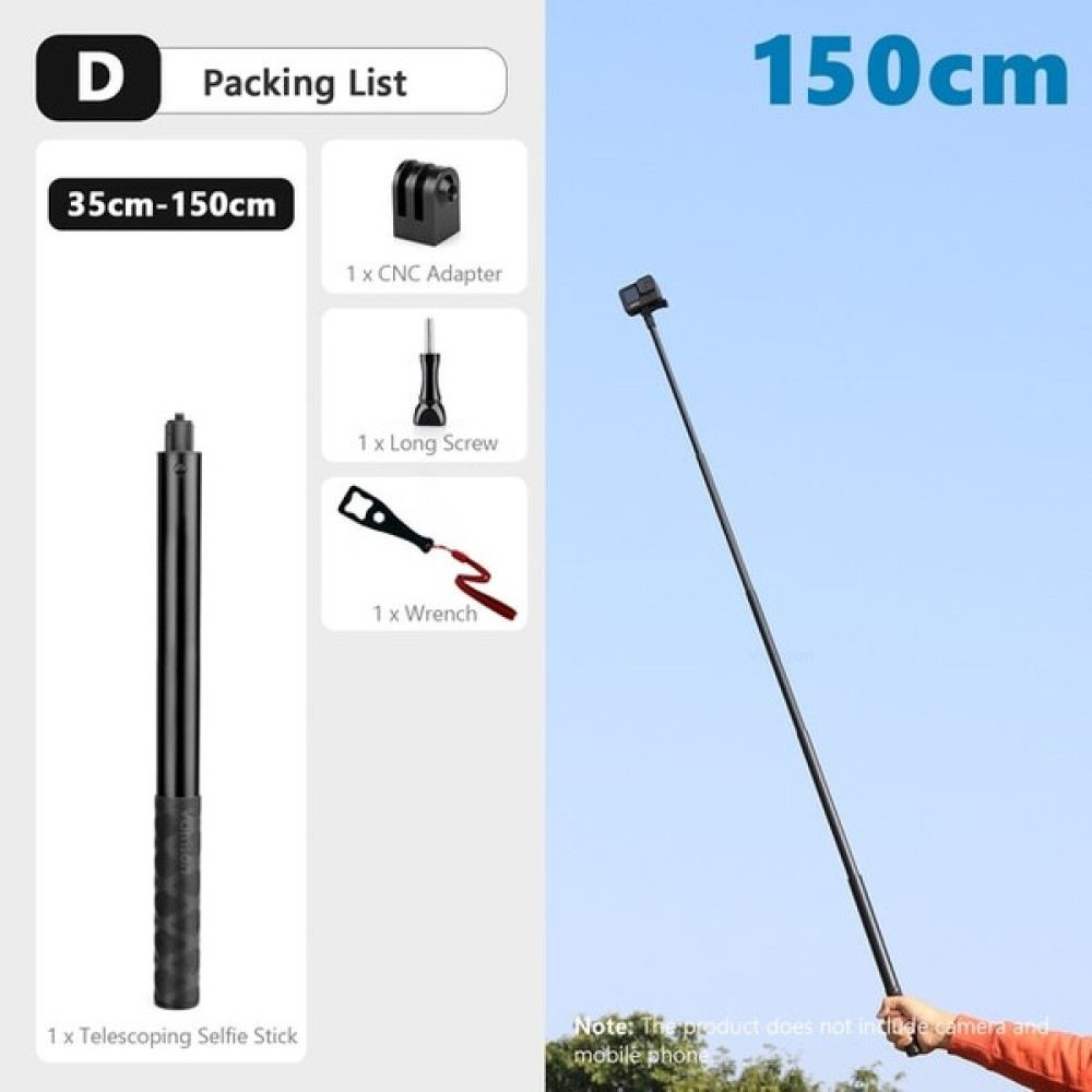Ganbao D Vamson Görünmez Selfie Sopa INSTA360 X3 Dönen Bullet Time El Tripod Insta 360 One X2 One Rs Gopro Aksesuarları (Yurt Dışından) - Renkli Selfie - Özçekim Çubuğu Fiyatı