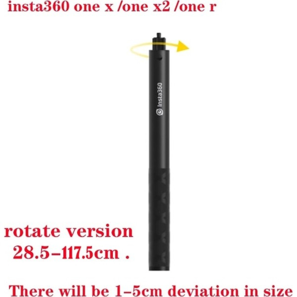 Ganbao Döndürme Sürümü Yeni INSTA360 1.2 M Görünmez Selfie Çubuğu INSTA360 Insta 360 X3 /one X2 /one R /one x Aksesuarları Için Bullet Time Paket K... Selfie - Özçekim Çubuğu Fiyatı