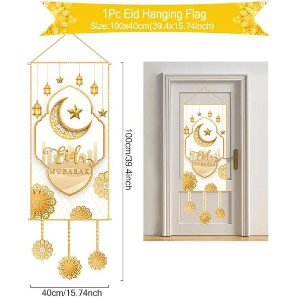 Ganbao Eıd Banner 2 Eid Mubarak Dekor Banner 2023 Kareem Ramazan Dekor Ev Için Ramazan Mübarek Asılı Bayrak Islam Müslüman Parti Dekor Eid Al Adha ... Oyuncak Fiyatı