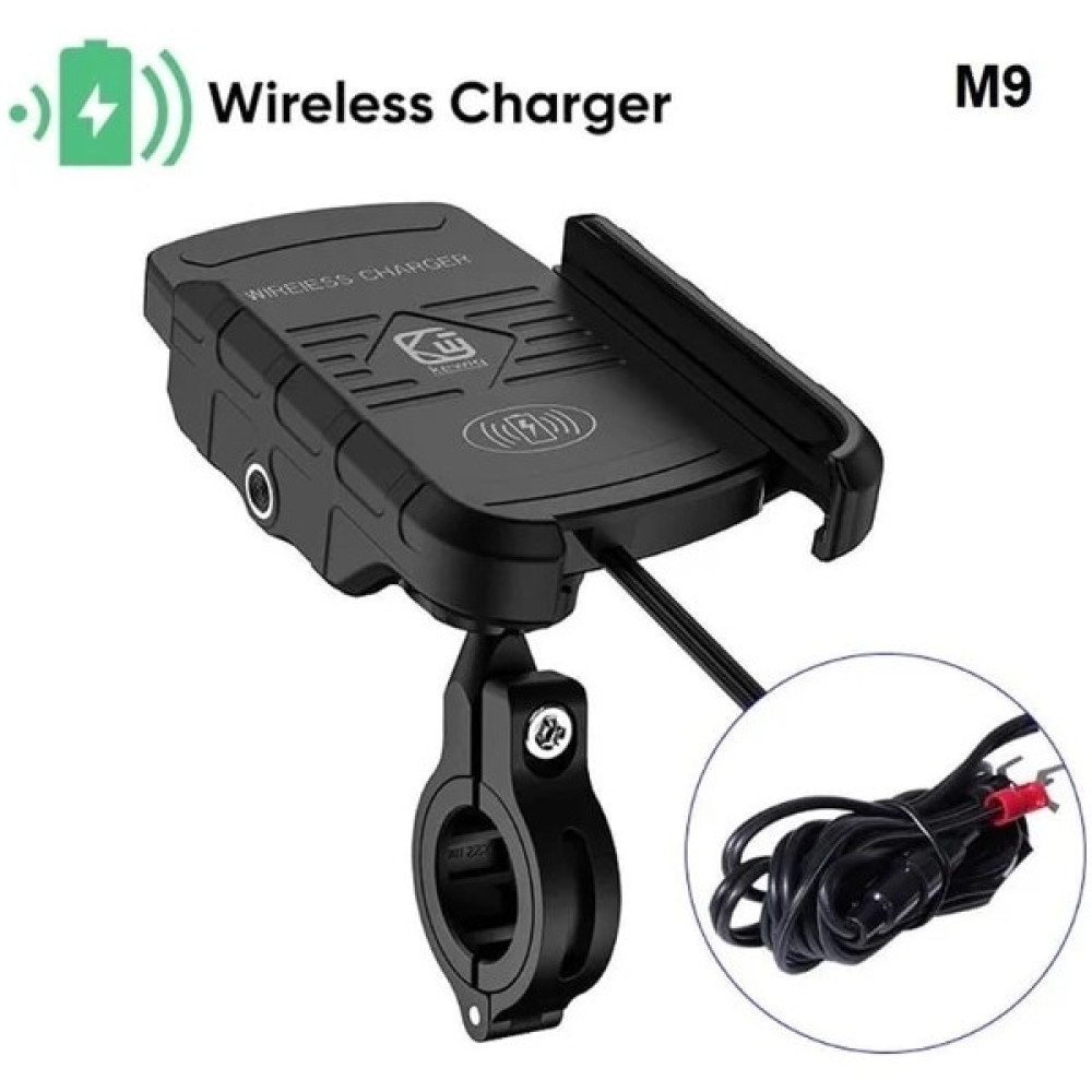 Ganbao Kablosuz Şarj Cihazı Cep Telefonu Tutucu Motosiklet Akıllı Telefon Desteği Moto Motor Için Motosiklet Gidon Montaj Standı Kablosuz Şarj Ciha... Cep Telefonu Tutucu Fiyatı